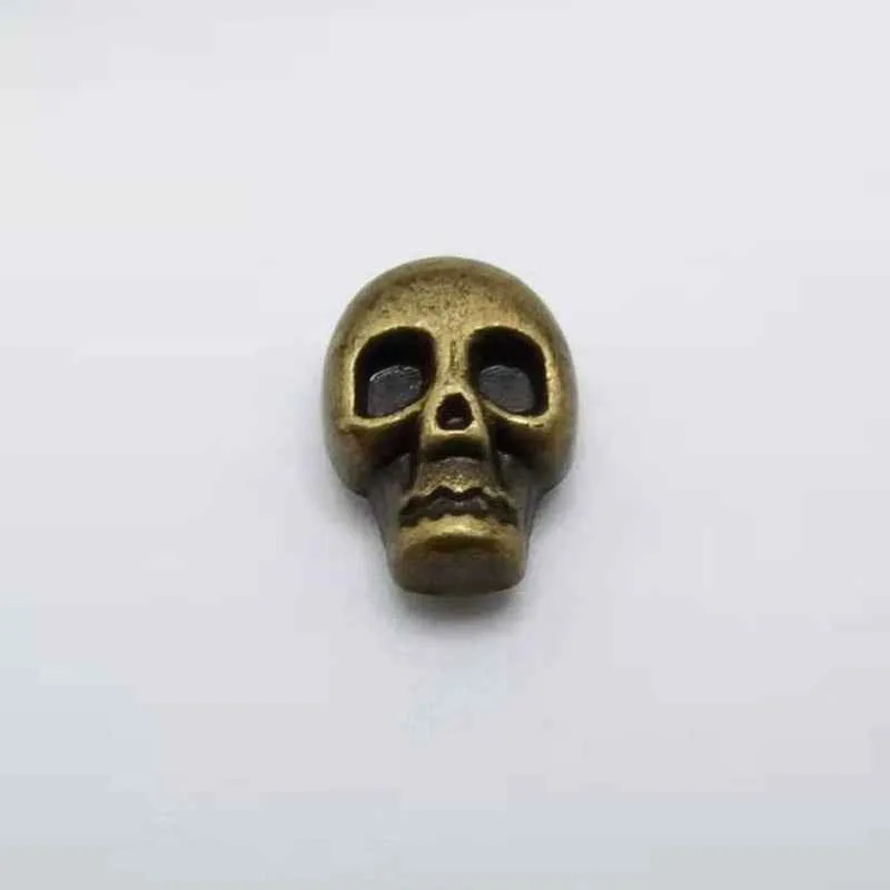 11x9MM Skull Head Punk Rivets – Gothic Metal Studs 30 Pack