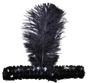 20S Headband Black  Costume Accessories