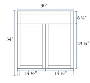 30" Evolution III Classic Brand Vanity