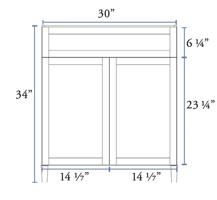 30" Evolution III Classic Brand Vanity