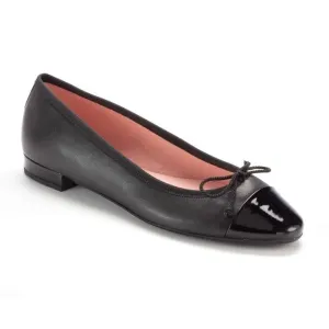 47912 - Black Soft Leather Flats for Teen/Women by Pretty Ballerinas