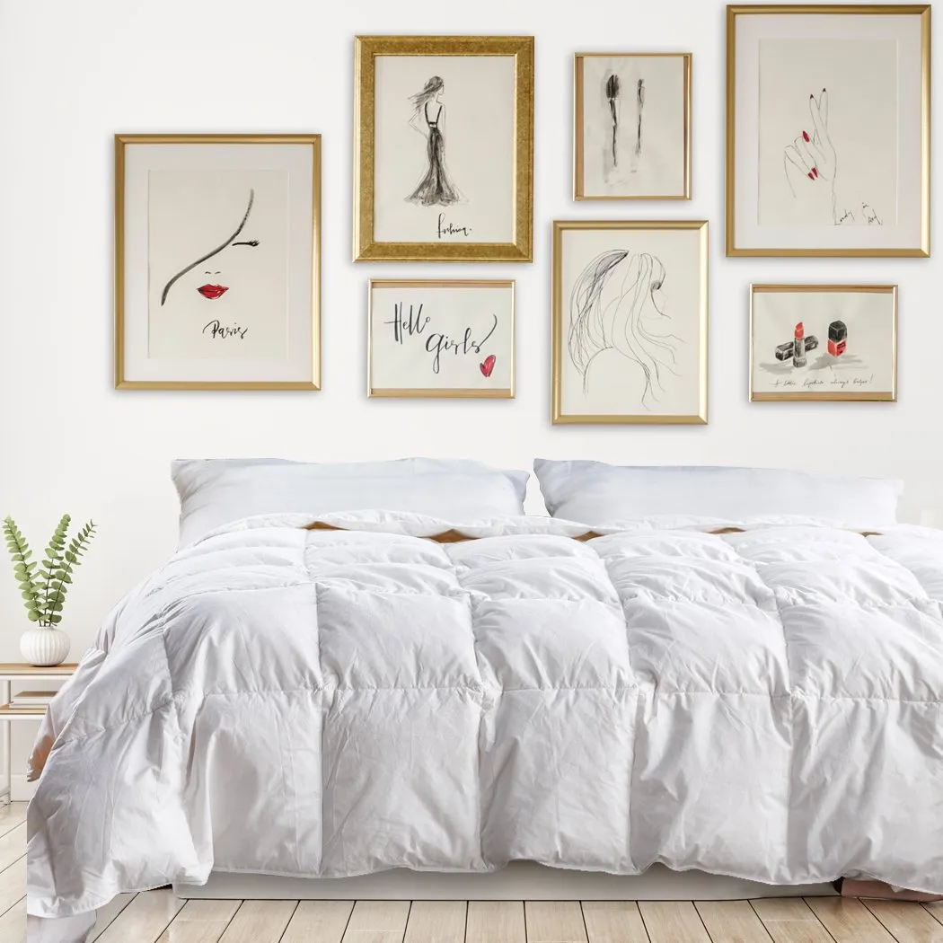 500GSM All Season Duck Down Feather Filling Duvet in Double Size