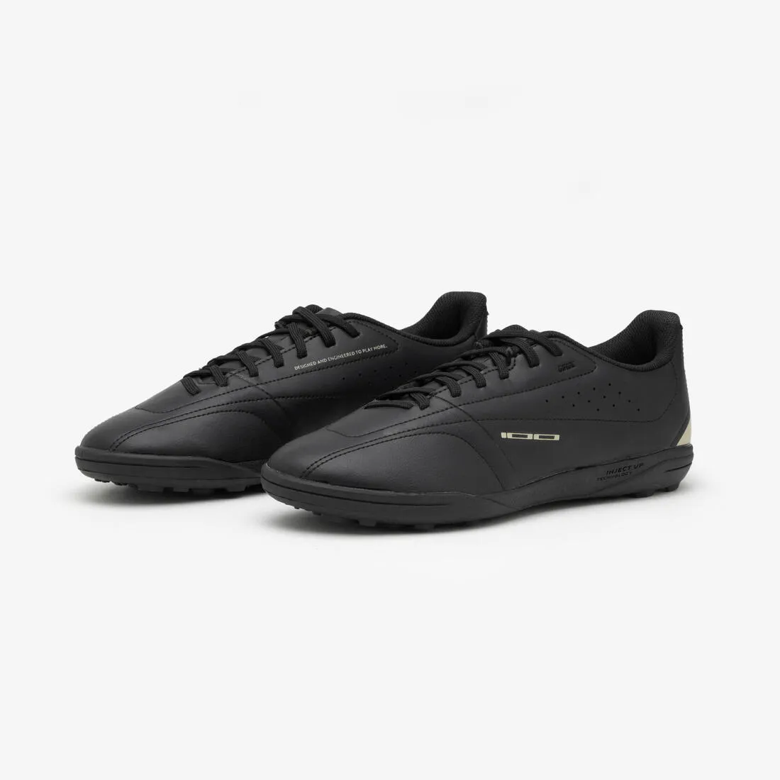 Adult Football Boots 100 Turf TF - Black