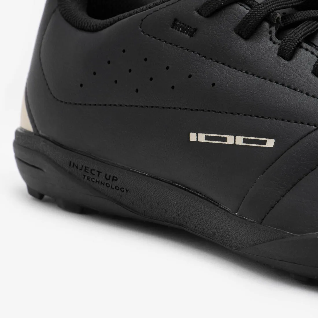 Adult Football Boots 100 Turf TF - Black