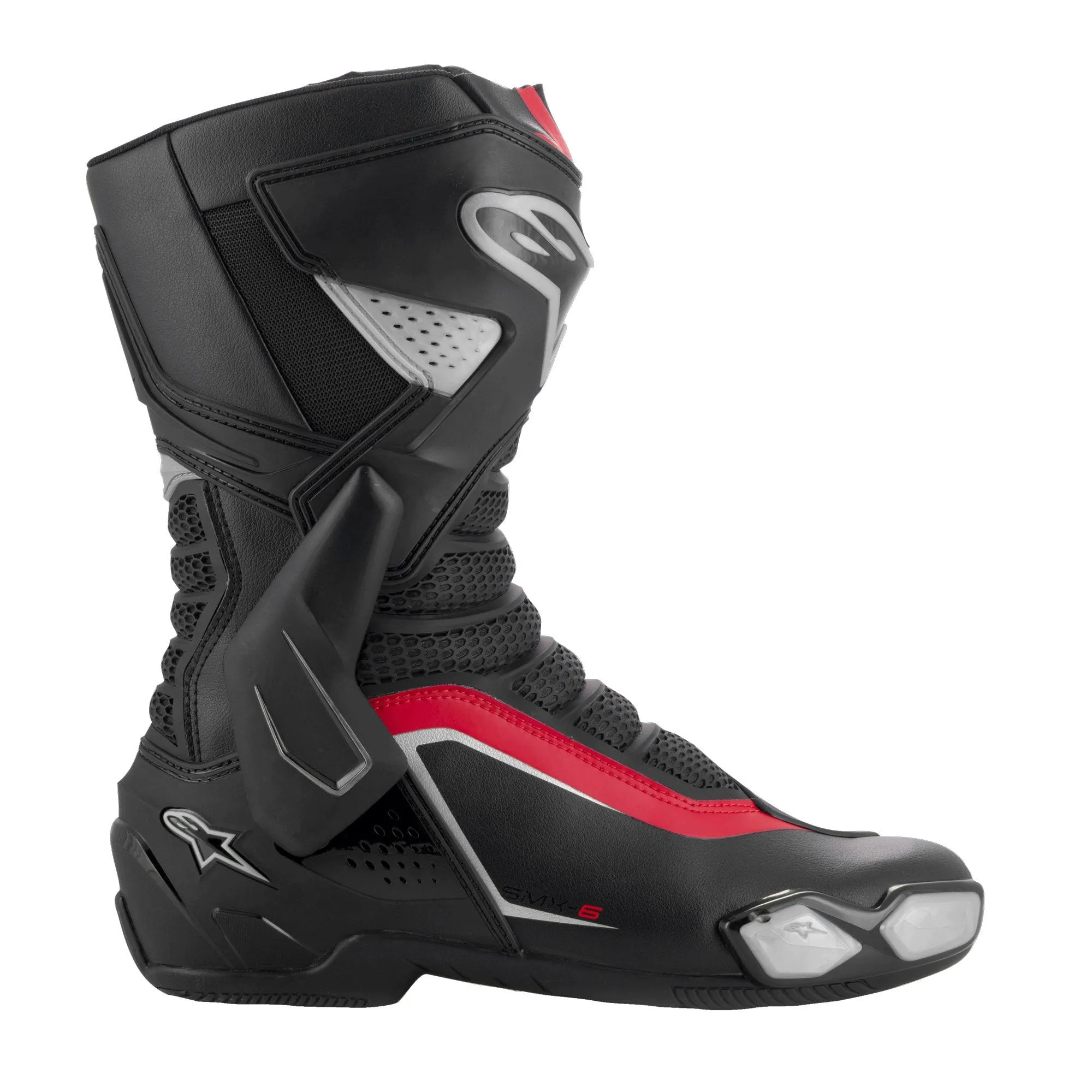Alpinestars SMX-6 V3 Boots Black / Silver / Red