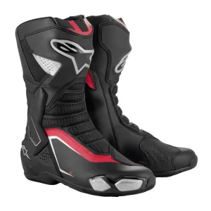 Alpinestars SMX-6 V3 Boots Black / Silver / Red