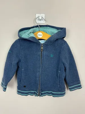 Baker ribbed hoodie 6-9m