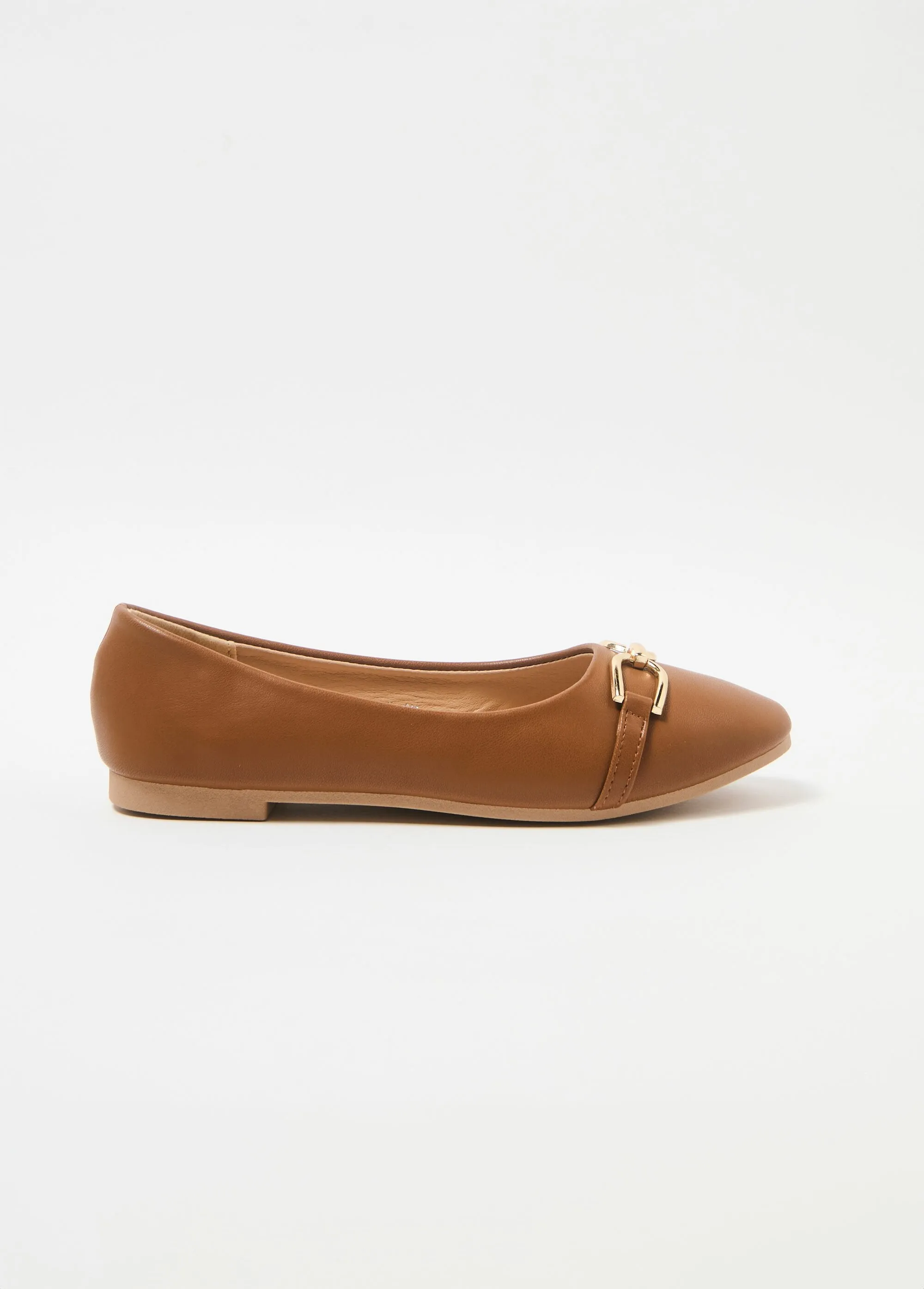 Ballerina shoes with fancy metal studs