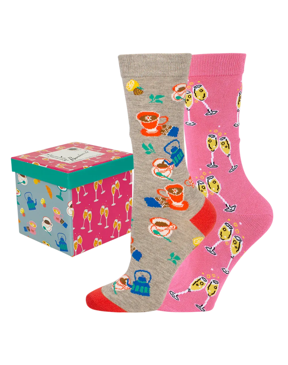 Bamboozld - High Tea Socks 2 Pack Gift Box