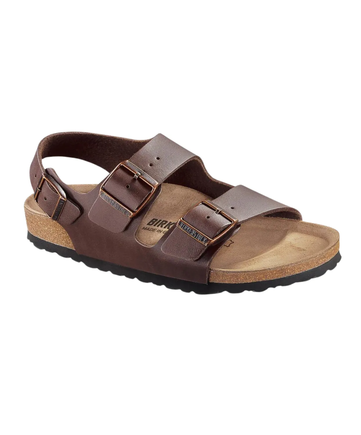 Birkenstock Milano Birko-Flor Dark Brown Sandals