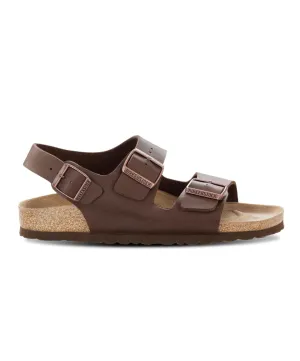 Birkenstock Milano Birko-Flor Dark Brown Sandals