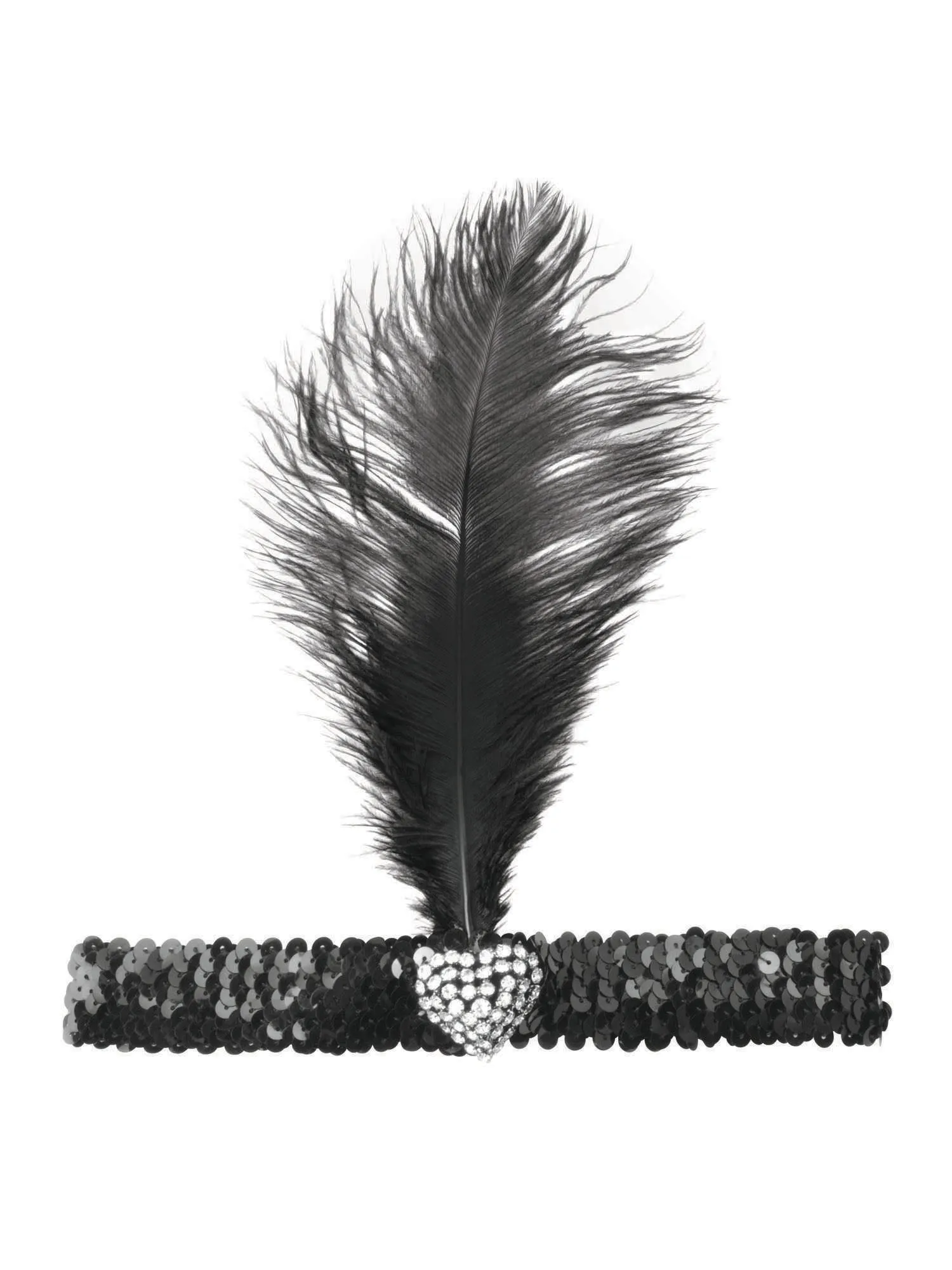 Black Flapper Headband