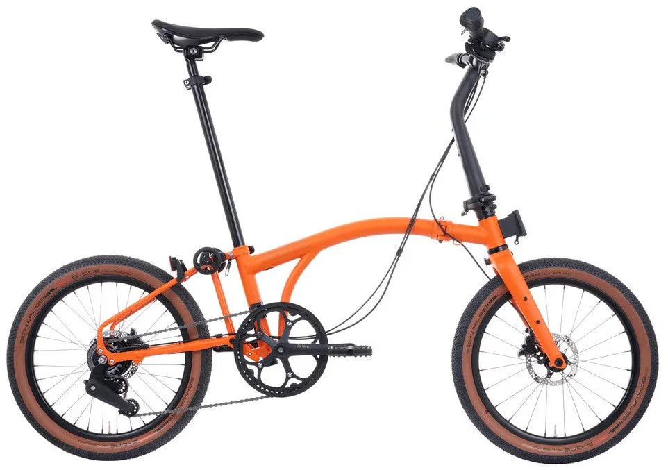 Brompton G Line Large Folding Bike - Adventure Orange