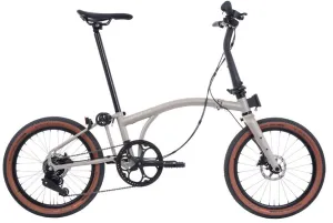 Brompton G Line Large Folding Bike - Traildust White