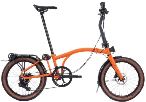 Brompton G Line with Rack Medium Folding Bike - Adventure Orange