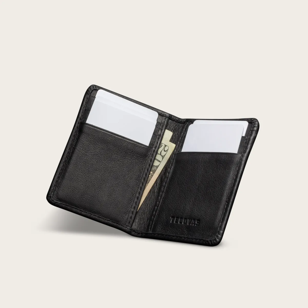 Calfskin Bifold Card Case
