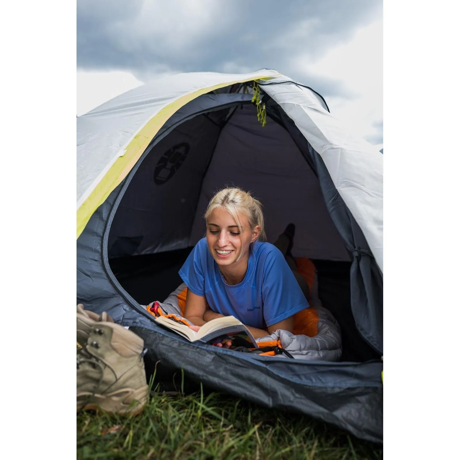 Coleman Darwin Tent 2 Person Grey Camping Outdoors Backpacking Quick Pitch Dome