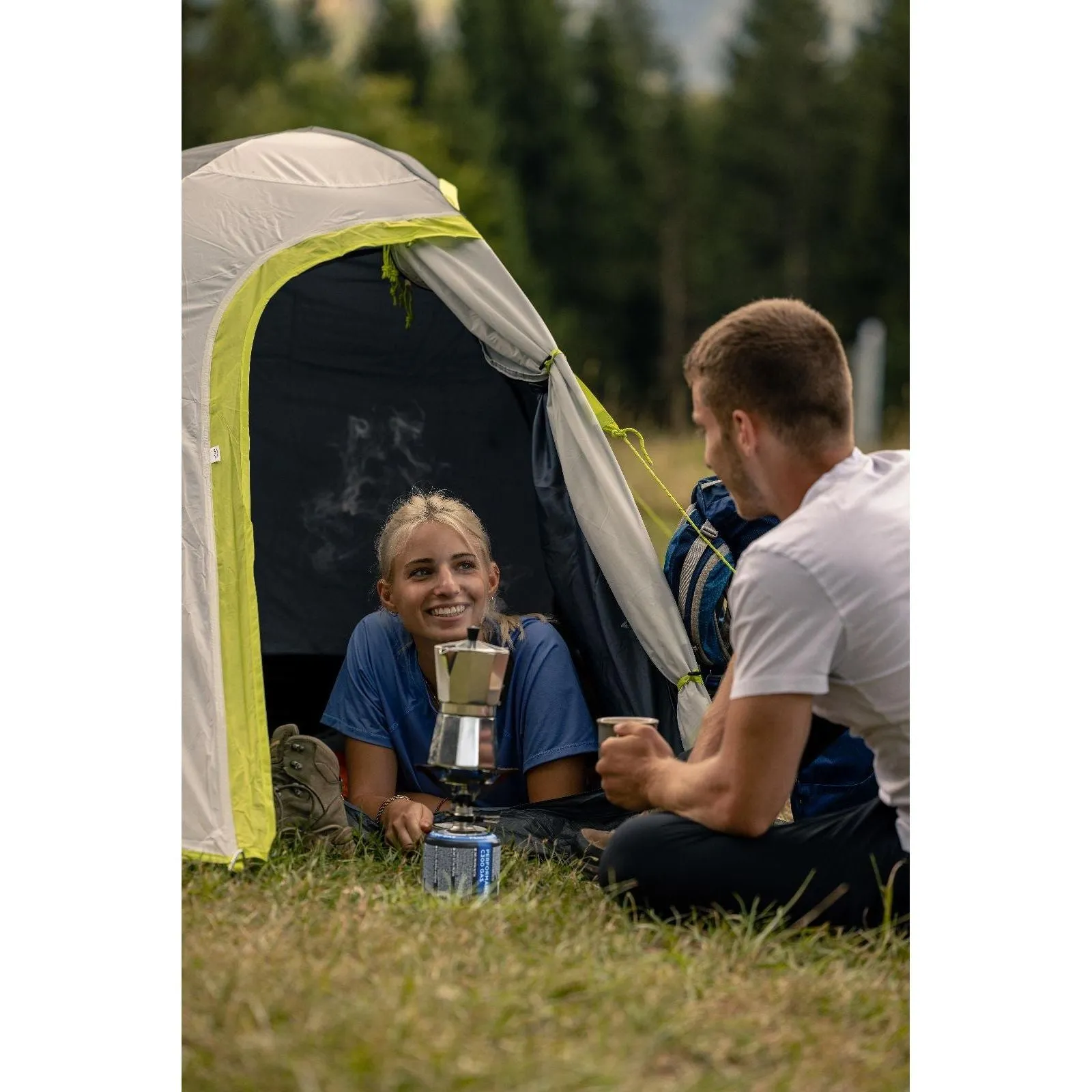 Coleman Darwin Tent 2 Person Grey Camping Outdoors Backpacking Quick Pitch Dome