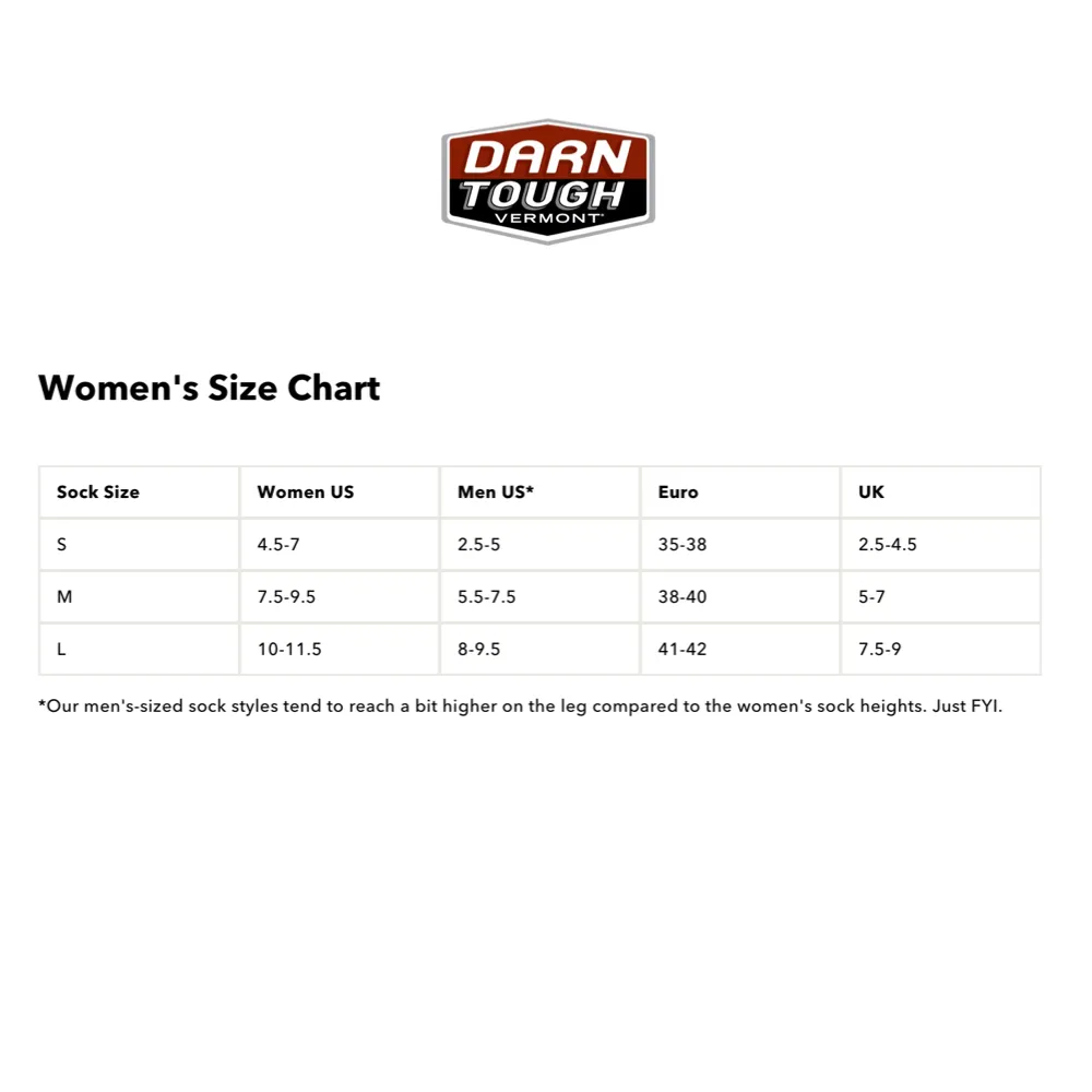 Darn Tough Women's Horizon Micro Crew Ultra-Lightweight Running Sock in Canyon