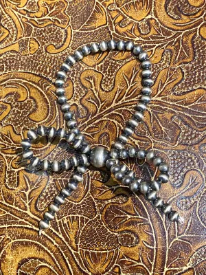 Delta Sterling Navajo Bow Bracelet