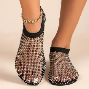 DiamondGaze Flat Sandals