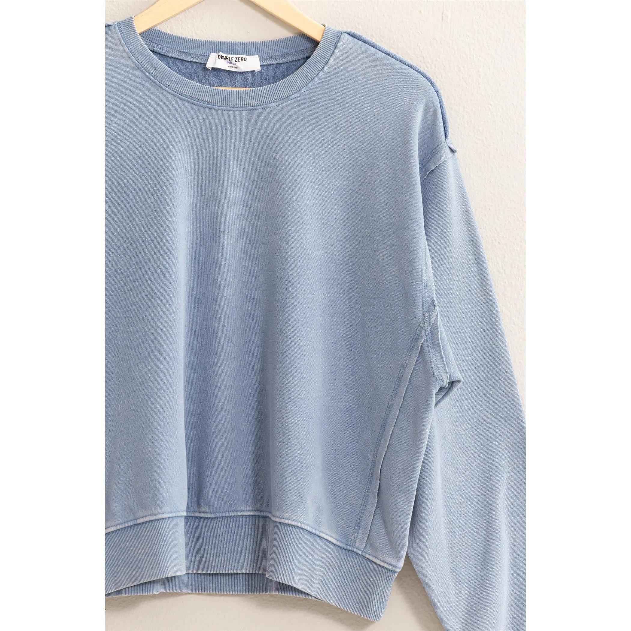 Drop Shoulders Crewneck HYFVE Sweatshirt: Dark Green