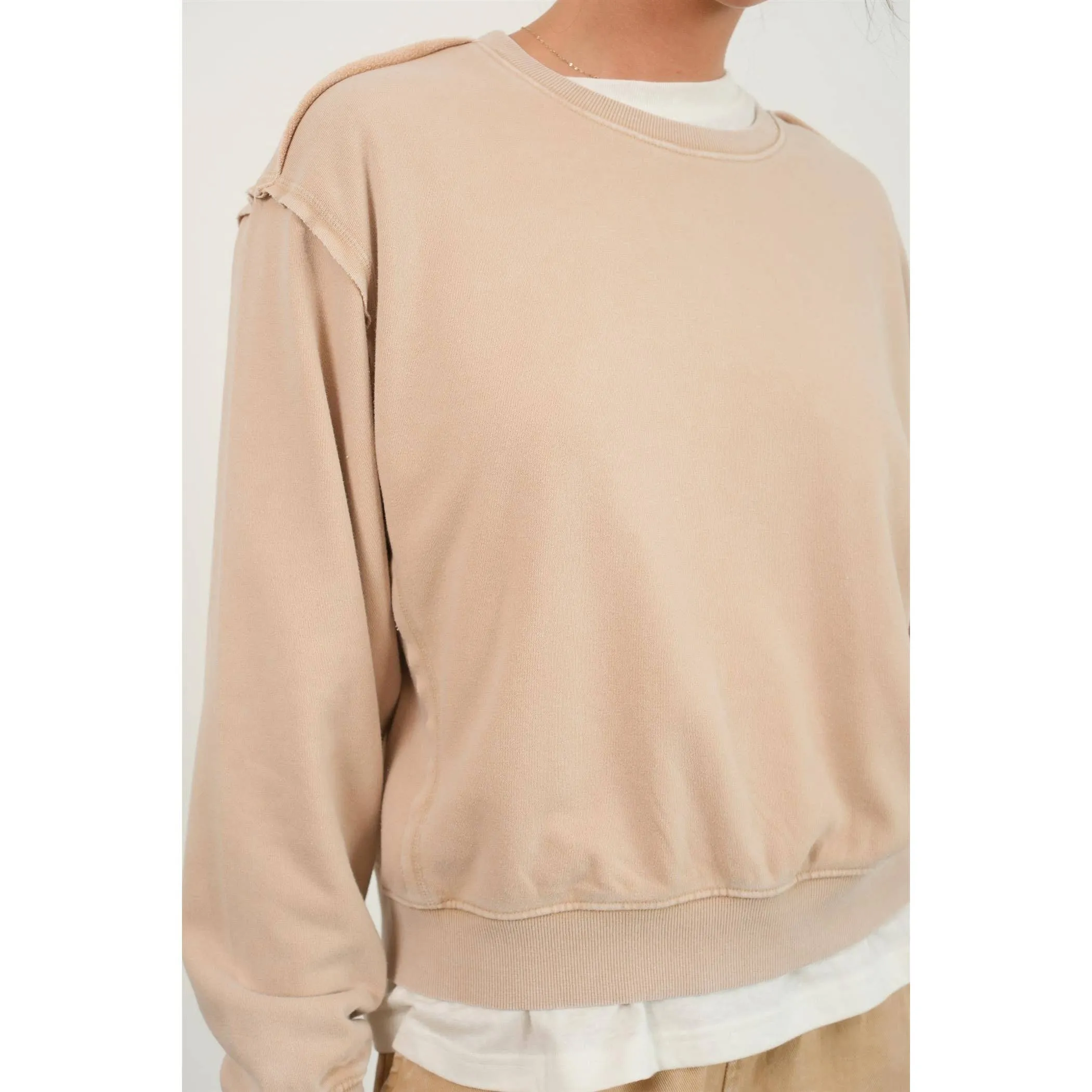 Drop Shoulders Crewneck HYFVE Sweatshirt: Dark Green