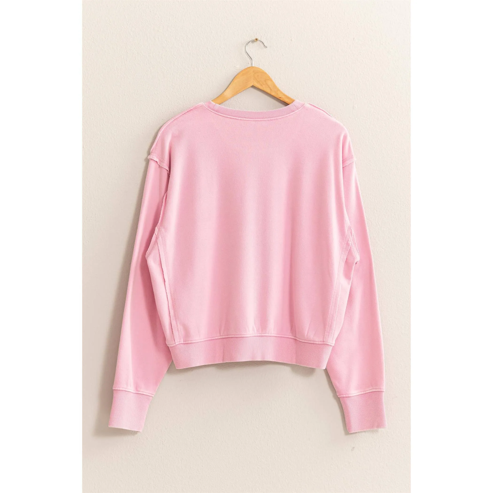 Drop Shoulders Crewneck HYFVE Sweatshirt: Dark Green