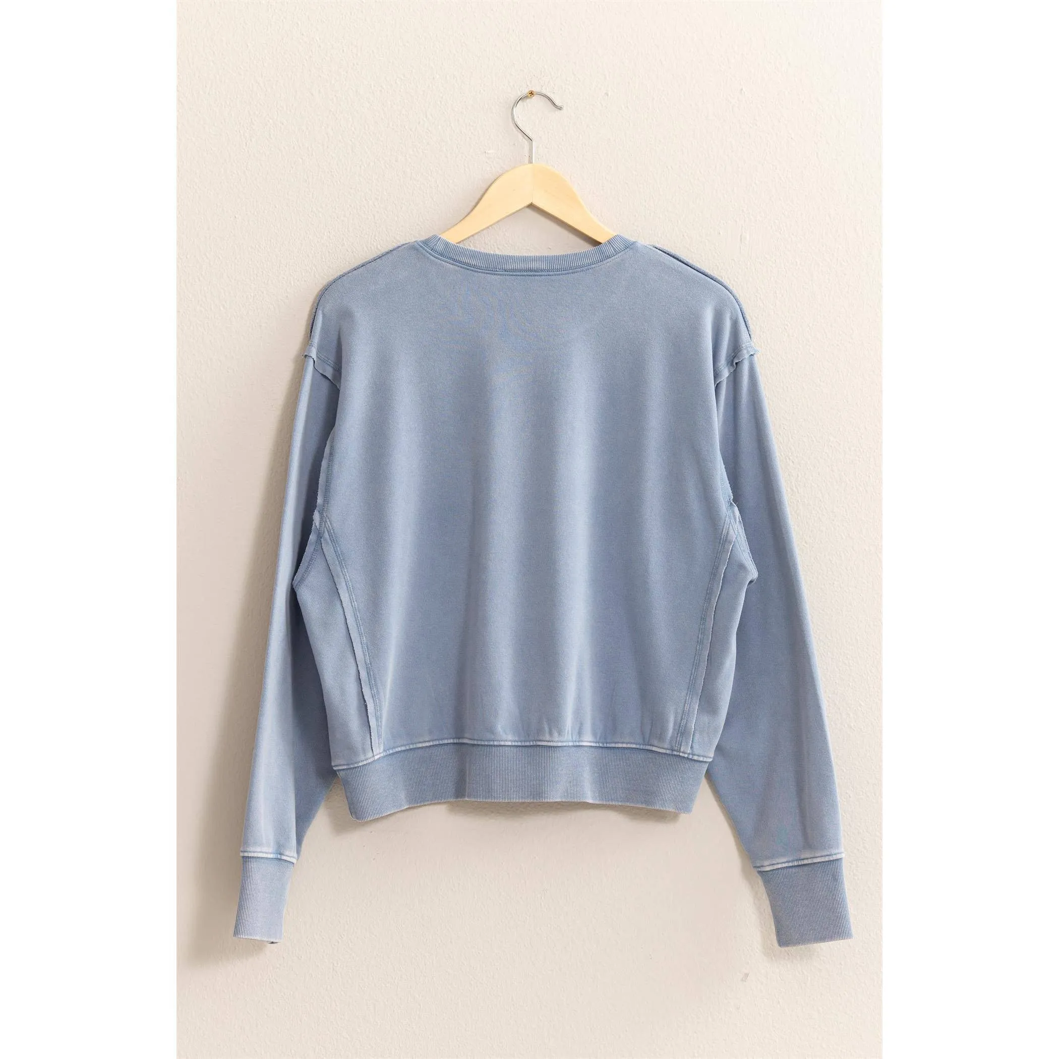 Drop Shoulders Crewneck HYFVE Sweatshirt: Dark Green