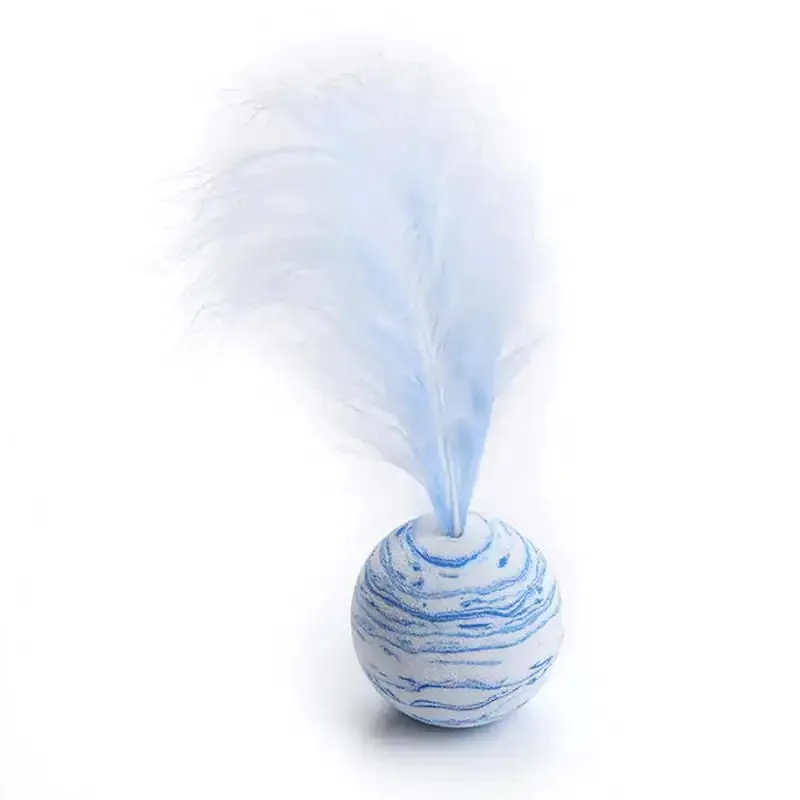 Dura-PURR Feather Ball Toy for Agility