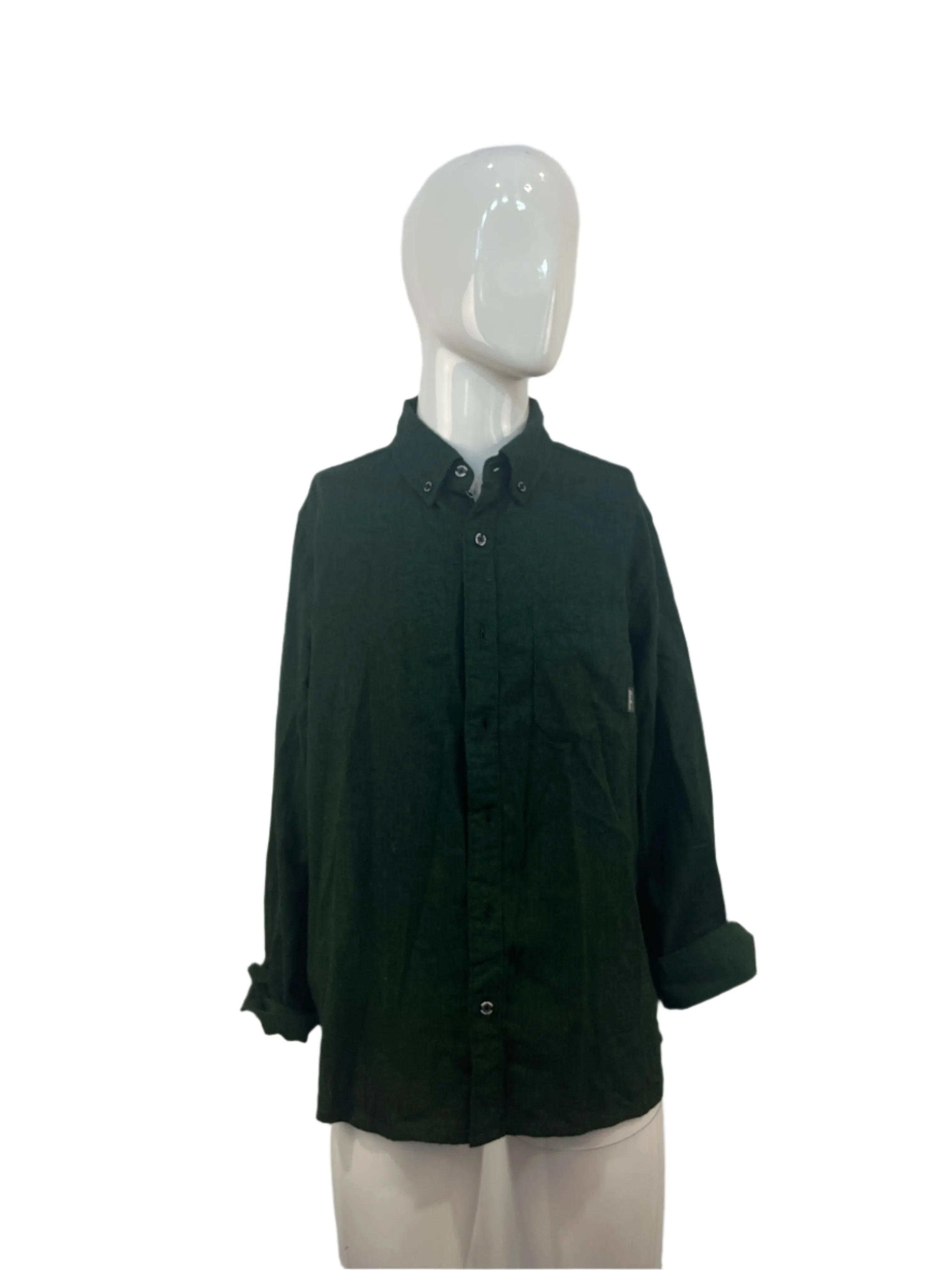 Eddie Bauer Verde Long Sleeve Flannel