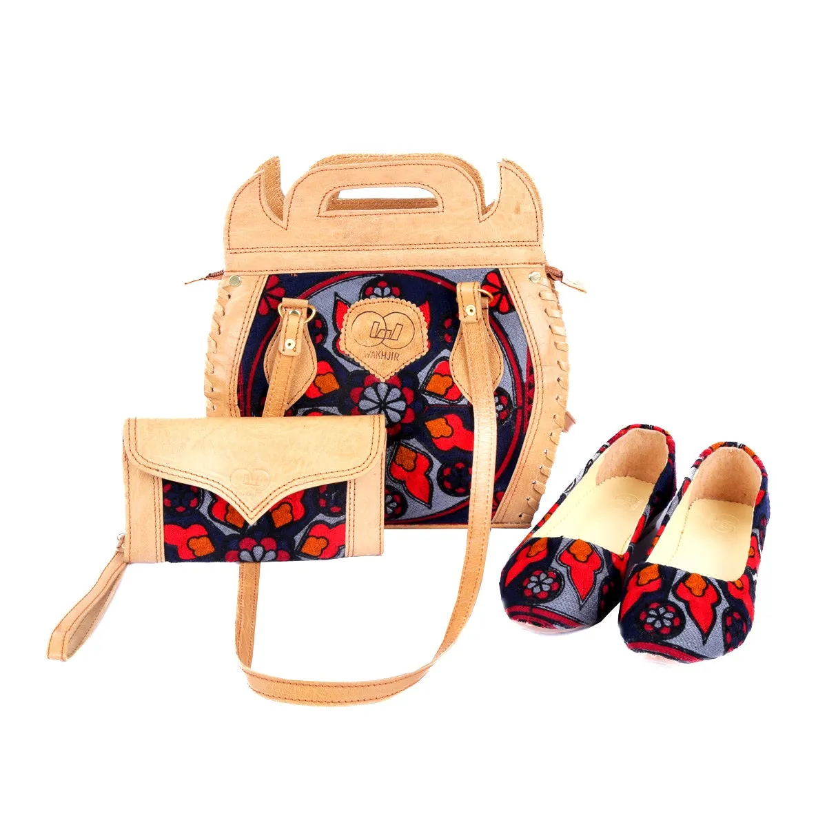 Elegant Tote and Clutch Set | Perfectly Paired with Ballet Flats Nk-169