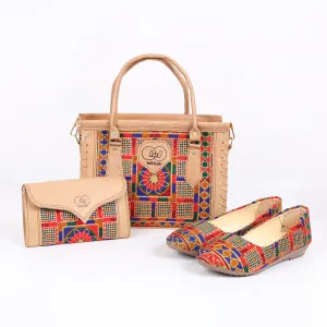Elegant Tote and Clutch Set | Perfectly Paired with Ballet Flats Nk-173