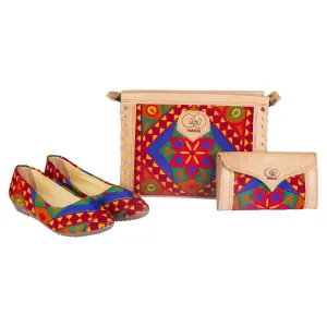 Elegant Tote and Clutch Set | Perfectly Paired with Ballet Flats Nk-181
