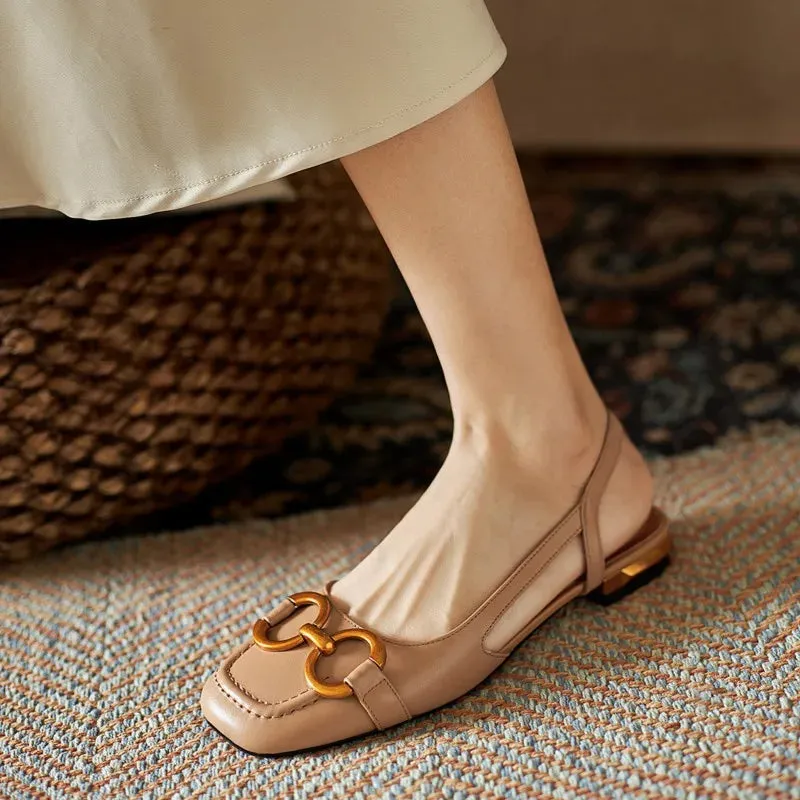 Elise Suede Slingbacks