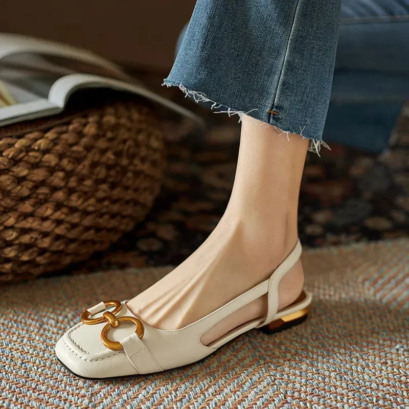 Elise Suede Slingbacks