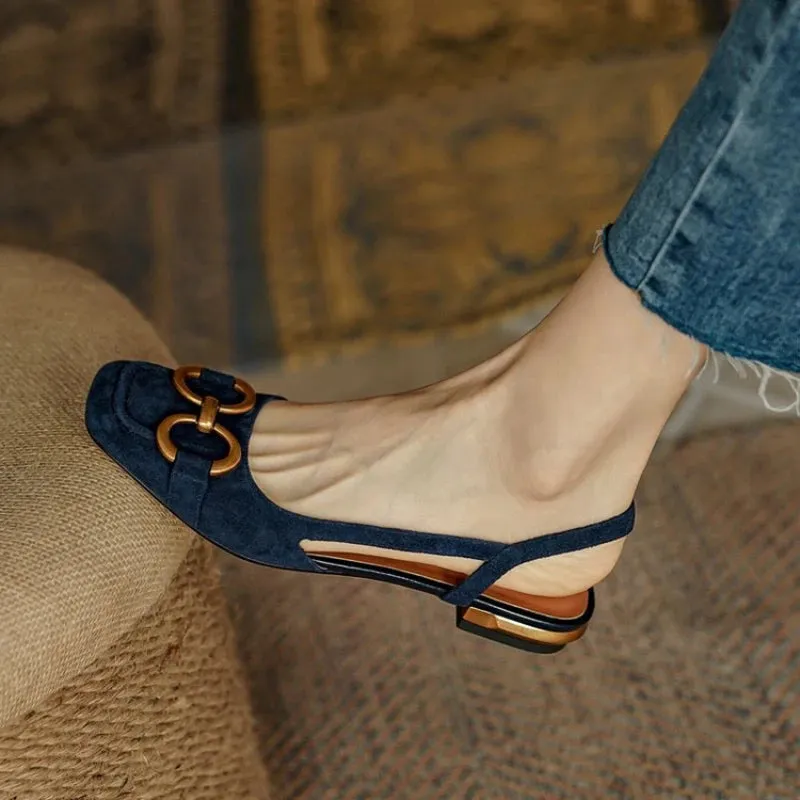 Elise Suede Slingbacks