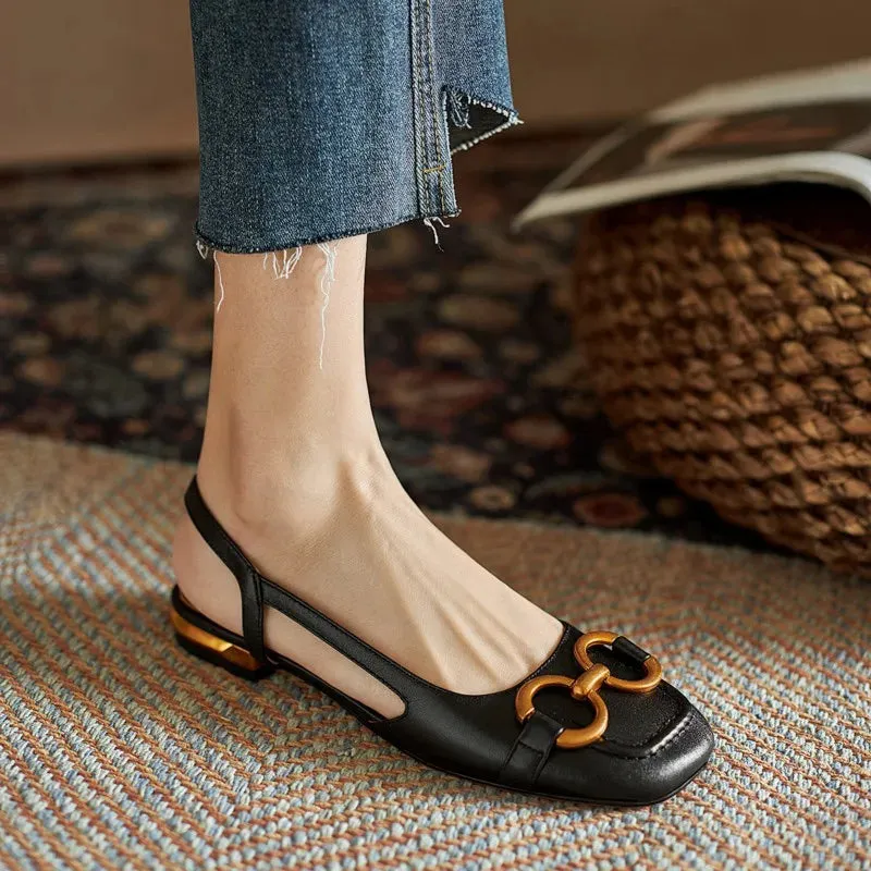 Elise Suede Slingbacks