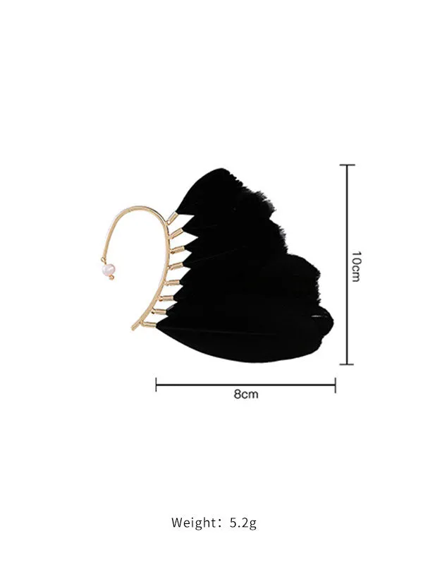 Feather 1pcs Hanging Earrings