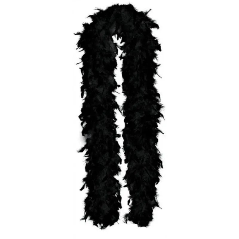 Feather Boa - Black 1.83cm