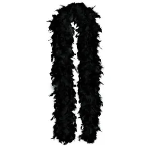 Feather Boa - Black 1.83cm