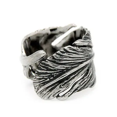 Feather Ring Black