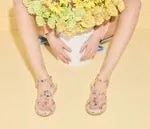 FRĒDA SALVADOR: SERA FISHERMAN SANDAL FLORAL PVC