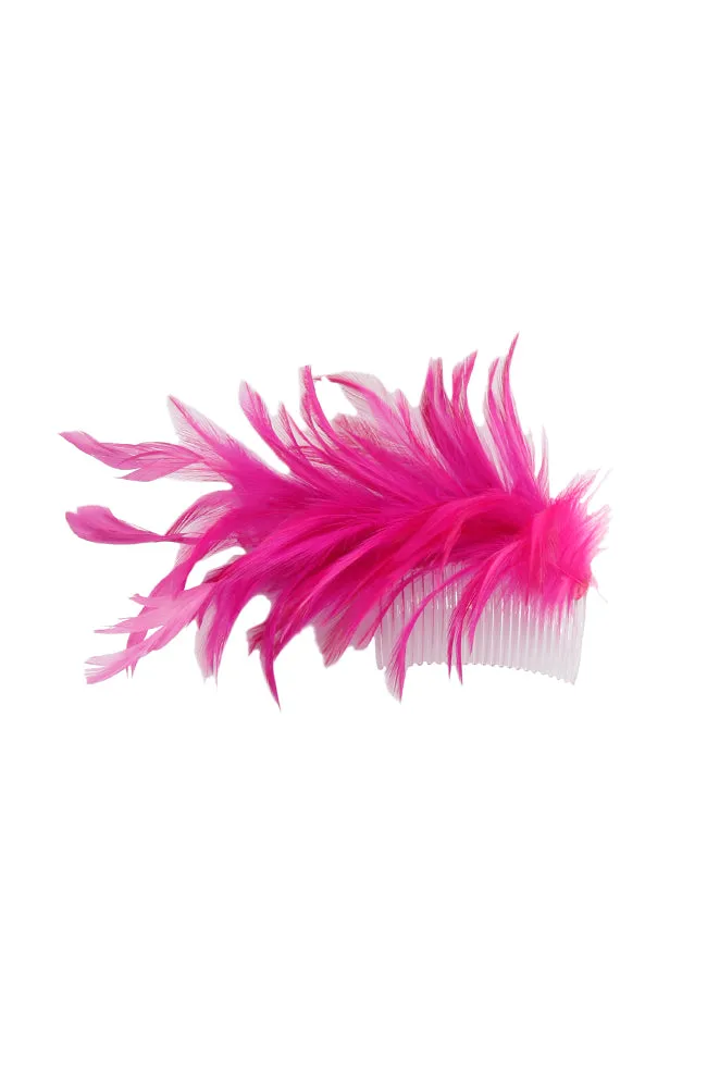 Glitter Pie Feather Fascinator