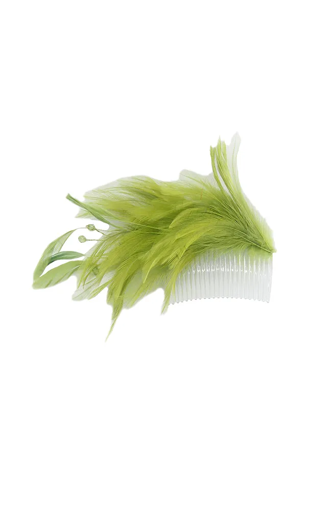 Glitter Pie Feather Fascinator