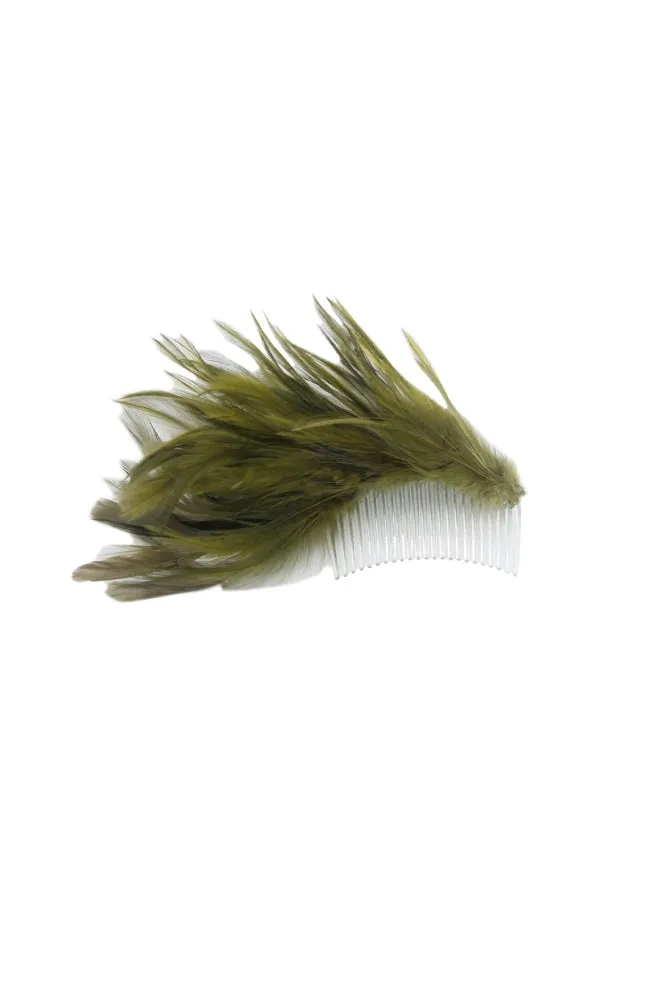 Glitter Pie Feather Fascinator