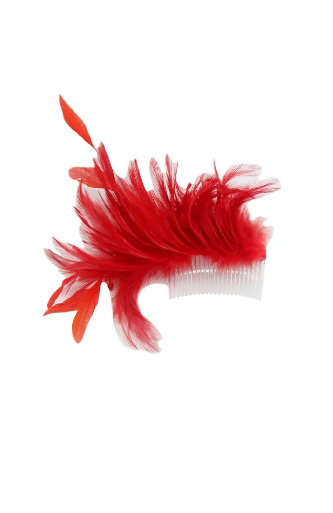 Glitter Pie Feather Fascinator