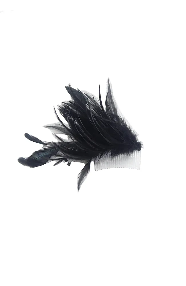 Glitter Pie Feather Fascinator