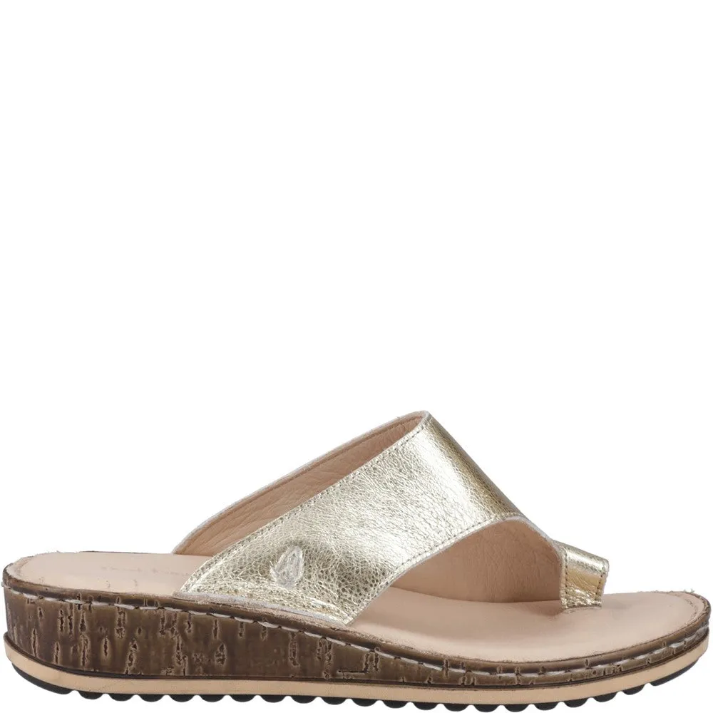 Gold Elissa Toepost Sandals