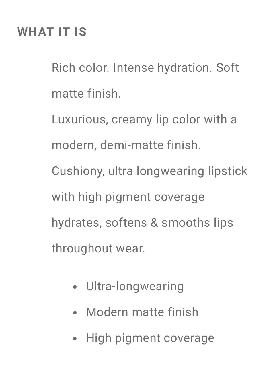 HAILEY Luxury Matte Lipstick